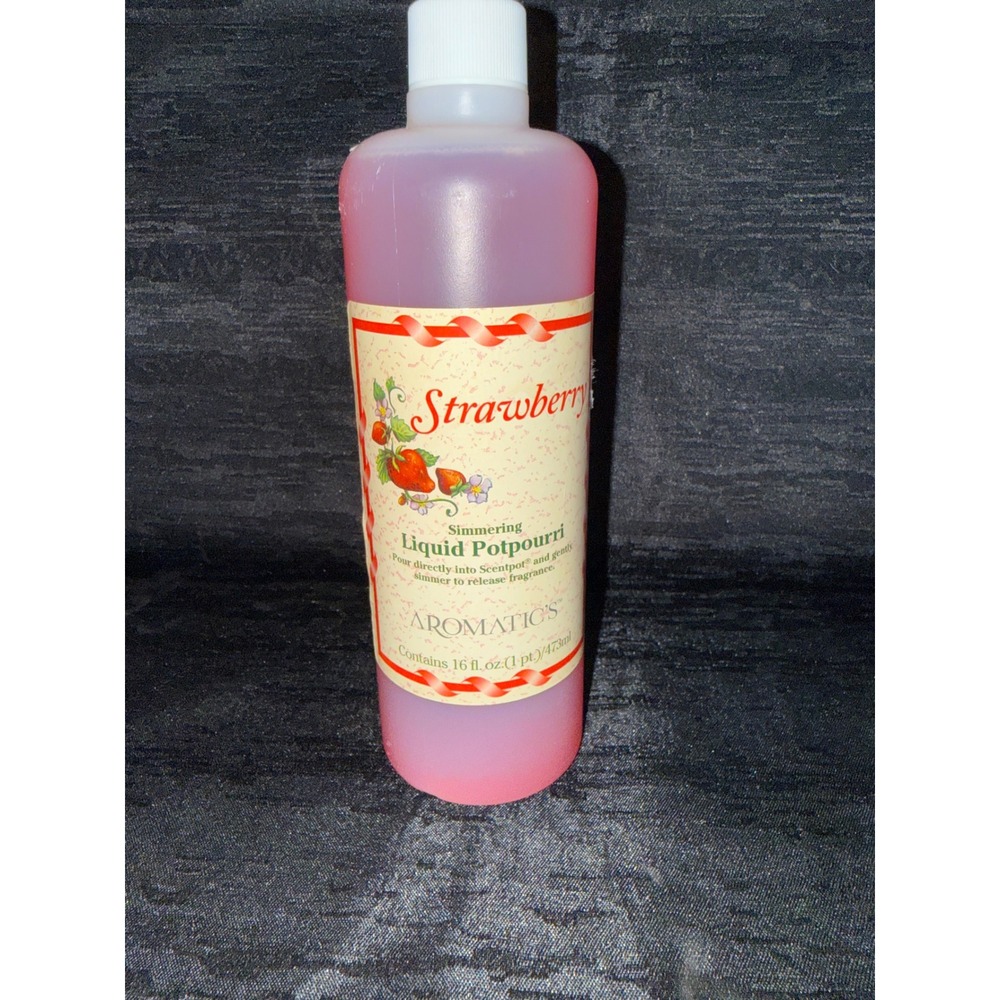 Vintage Aromatic's Strawberry Liquid Potpourri 16 oz Scentpot Refill HTF